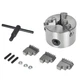 Lathe Chuck K11-80 3 Inch 3-Jaw Self-Centering Design 80mm Steel Grinding Jaw