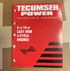 Genuine Tecumseh 691462A Technician's Handbook For 8 to 18 HP Cast Iron 4-Cycle