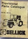 Sellick Provisional Parts Catalogue SG-50 SG-60