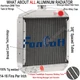 3 Row Tractor Radiator Fit Yanmar YM1401 YM1502 YM1510 121462-44500 121454-44500
