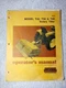 Woods T42 T50 T60 Rotary Tiller Operators Manual.