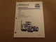 Versatile 1156 Tractor Service Manual , Vol 2 - see listing for coverage