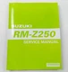 OEM SUZUKI RM-Z250 AUG 2003 SERVICE MANUAL SHOP MAINTENANCE BOOK 99500-42180-01E