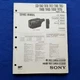 SONY CCD-TR42 CCD-TR70 CCD-TR72 CCD-TR80 CCD-TR82 Service Manual Original Paper