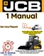 JCB 205 T SKID STEER LOADER SERVICE REPAIR SHOP MANUAL PDF USB