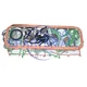 Full Head Gasket Set Kit S6D155 for Komatsu Engine