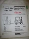 CLARK GCWC , GPS25-30 WC  SPN PARTS MANUAL with  CLARK  PART NUMBERS   COMBINED