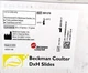 Beckman Coulter Microscope Slides UniCel DxH SMS 25 X 75 X 1 mm (CASE / 1440pcs)