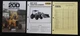 (3) 1983-90 MASSEY-FERGUSON "MF 20D INDUSTRIAL LOADER TRACTOR" CATALOG BROCHURES
