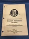 I&T MF-39 Shop Manual For Massey- Ferguson Models MF2745 MF2775 MF2805