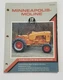 I&T Minneapolis Moline G 705 706 707 708 900 Shop Service Repair Manual MM-201