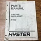 Hyster J30 J35 J40XMT F160 PARTS MANUAL BOOK CATALOG LIST FORK LIFT TRUCK GUIDE