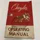 Chrysler 6 Cylinder Industrial Engines Operation Manual H-170, H-225