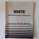 Original White Tractor Niehoff Brushless Alternator Technical Service Manual