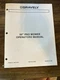 Gravely Original 50" PRO MASTER MOWER-OPERATOR&rsquo;S MANUAL Part No. 38070