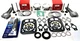 .010" OVERSIZE OVERHAUL KIT FITS KOHLER ECV749, 2 PISTONS VALVES RODS GASKETS