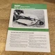 1972 Massey Ferguson Mf 58/Mf 68 Rotary Cutters Dealer Sales Brochure Spec Sheet