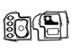 Gasket Set 299577 Fits 7 8 HP 17100 190400 190700 299577 Briggs Engine (1406)