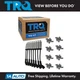 TRQ Engine Ignition Coil & Spark Plug Wire Kit for Chevy GMC Pickup Truck SUV