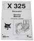 Bobcat 325 Compact Excavator Service Manual Shop Repair Book 2 PN# 6724480