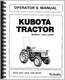 Kubota L245DT L245 Tractor Operators Owners Manual Diesel Front Wheel Drive