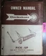 Cockshutt Pick-Up for Self-Propelled Combine S/N N101- Owner Manual C-769N 3/59