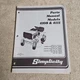 SIMPLICITY 4108 4111 Parts Manual - Vtg Garden Tractor Riding Mower Parts List