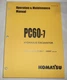 KOMATSU PC60-7 EXCAVATOR OPERATION & MAINTENANCE BOOK MANUAL S/N 59597-UP