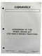 Gravely Wheel brake kit 8000-G series tractor addendum to the operators manual