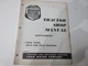 Ford 801-D & 901-D Tractor Manual