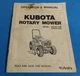 KUBOTA RCK60 24B RCK54  OPERATOR'S MANUAL  28 PAGE