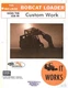 Equipment Brochure - Melroe - Bobcat - For Custom Work - c1975 (E8926)