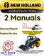 NEW HOLLAND L180 SKID STEER LOADER MANUAL SERVICE REPAIR SHOP ENGINE PDF USB