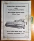 Allis-Chalmers ALL-CROP Plain Drill Wheel Type Owner's Operator's Manual TM-183A