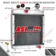 ASI Radiator For Gehl 4500 4520 HL4400 HL4500 HL4600 HL4700 121462, 055041 TOP