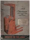 YALE 4000 WAREHOUSER FORKLIFT PARTS CATALOG SERVICE MANUAL TRUCK