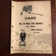 CASE No 10 Trail Type MOWER, Semi Mounted ~ Parts Catalog A586 ~ Nov 1956 ~ VTG