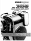 KOHLER ENGINE SERVICE MANUAL K181 K241 K301 K321 K341 REPAIR Deere K-Series