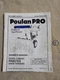 2009 Poulan Pro PR827ES 2-Stage Snow Blower Owner's & Parts Manual 40 pages