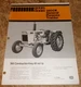 vintage case 380 CK tractor 1 page spe. sheet good used
