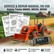 KUBOTA M6800 M8200 M9000 TRACTOR SERVICE REPAIR WORKSHOP MANUAL USB