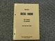 Isuzu Models C190 & C240 Diesel Engine Owner Operator Maintenance Manual Book