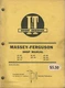I&T MASSEY-FERGUSON MF303 MHF303 MH333 MF404 No. MF-10 Tractor Shop Manual