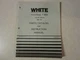 White T 802 yard boss garden tractor owners / maintenance & parts manual