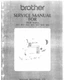 Brother B830 B831 B832 B835 B836 B837 B838 B882 Sewing Machine Service Manual
