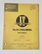 I&T Shop Service Manual For D-10 D-12 Allis Chalmers Tractors