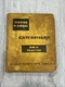 Caterpillar CAT DW15 Tractor Service Manual Bulldozer 1962 VTG OEM Repair