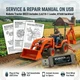 KUBOTA BX23 TRACTOR SERVICE REPAIR WORKSHOP MANUAL ON USB