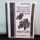 SNAPPER 1600 1650 1855 SERVICE MANUAL for Tractor Workshop 64 pages comb bound