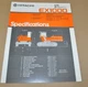 Hitachi EX1000 Excavator Hydraulik Bagger Specification Brochure Prospekt ENG